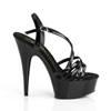 Pleaser - DELIGHT613 KnöchelriemenSandale - Schwarz Product image